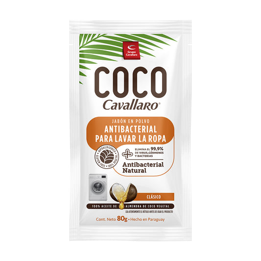 JABON EN POLVO ANTIBACTERIAL COCO CAVALLARO