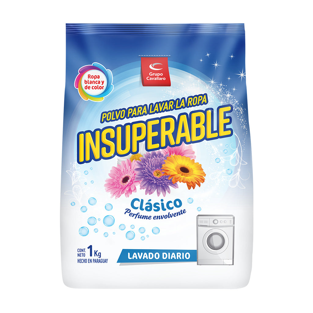 POLVO PARA LAVAR LA ROPA INSUPERABLE