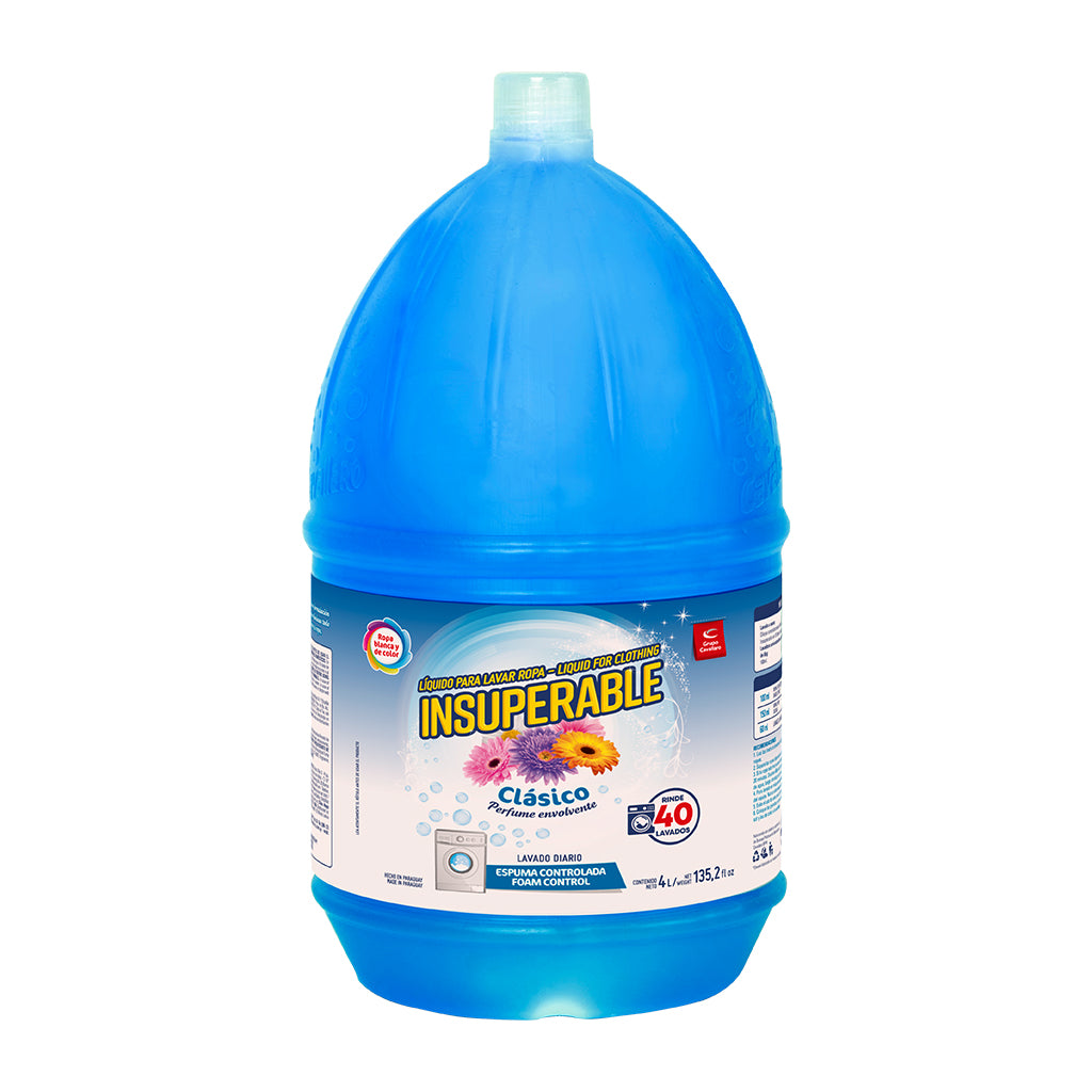 LÍQUIDO PARA LAVAR ROPA INSUPERABLE Clásico - Doypack 800ml