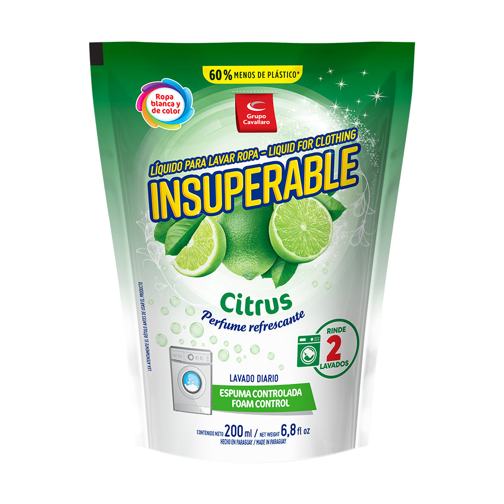 LÍQUIDO PARA LAVAR ROPA INSUPERABLE Clásico - Doypack 800ml