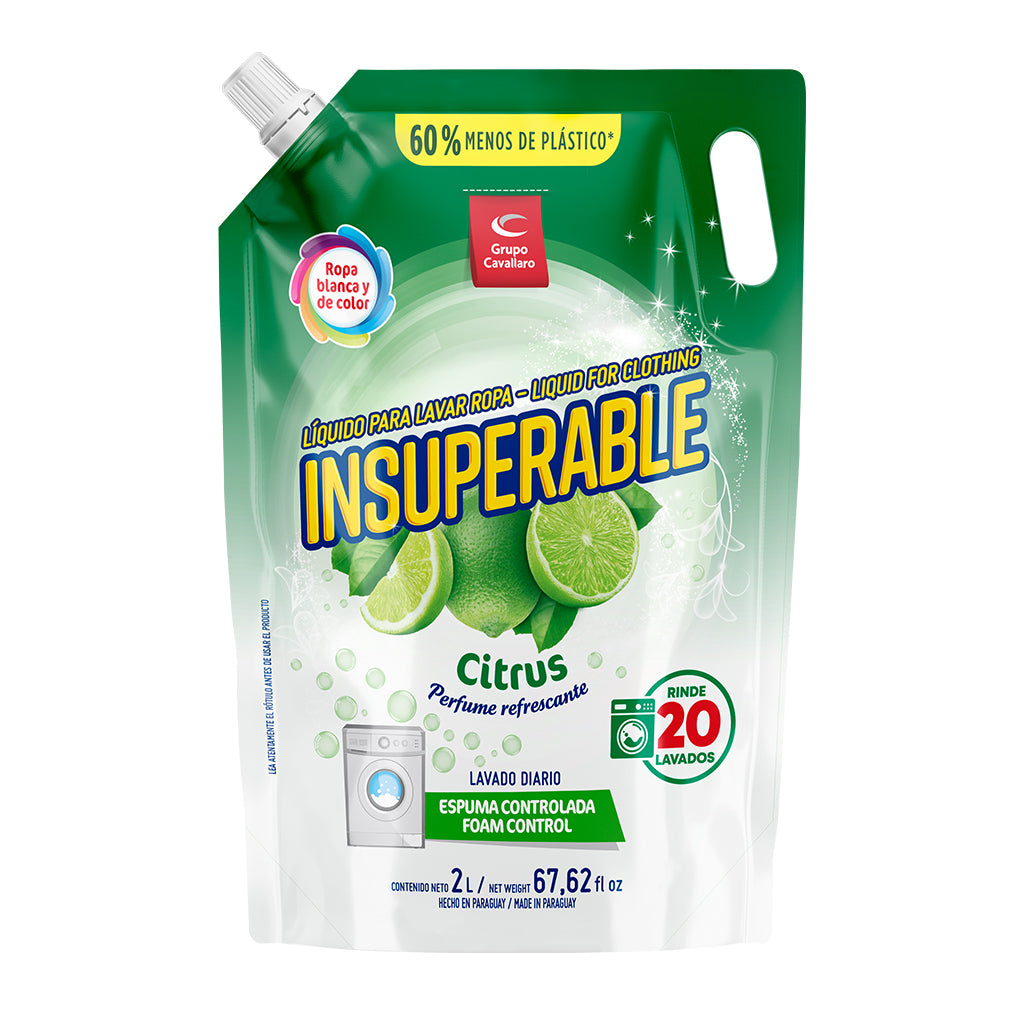 LÍQUIDO PARA LAVAR ROPA INSUPERABLE Clásico - Doypack 800ml